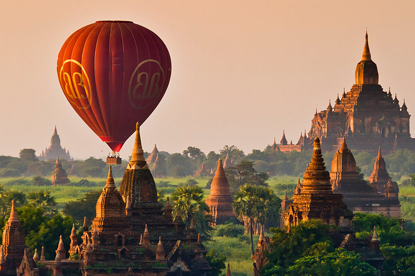 Bagan Burma balloon flight